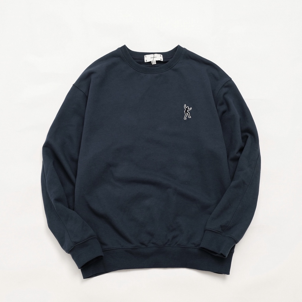 Áo Sweater Nỉ Tate Logo Nhỏ 100% Cottons Form Rộng Nhiều Màu | BigBuy360 - bigbuy360.vn