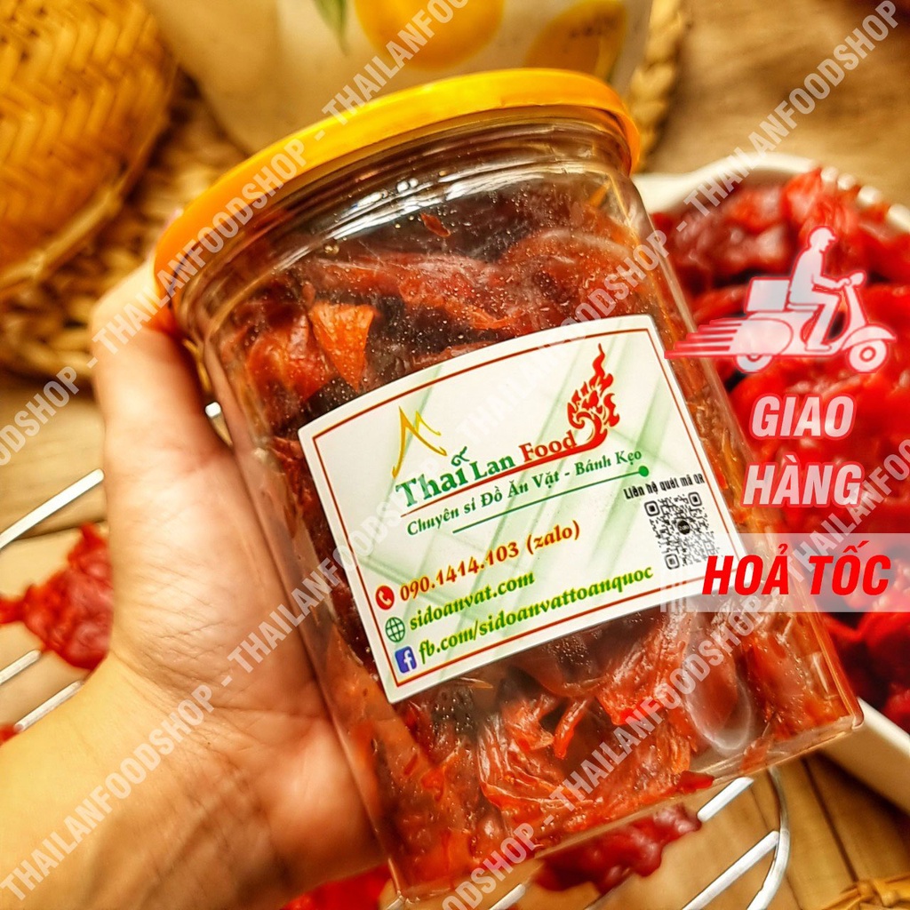 Mứt Hoa Hồng Đà Lạt (Mứt Hibiscus) Lon 500gr