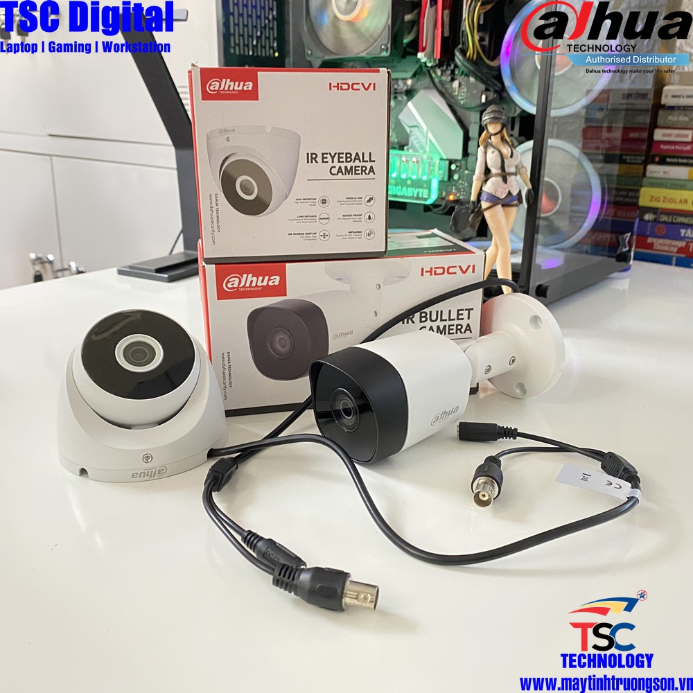 Camera DAHUA HDCVI Cooper 2MP HACB2A21P &amp; HACT2A21P | Dahua DSS