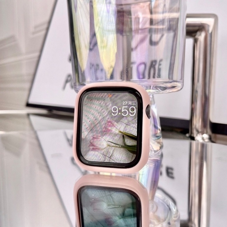 Ốp Điện Thoại Tpu Siêu Mỏng Màu Kẹo Cho Apple watch Ultra 8 7 6 SE 5 4 321 Case for I-watch Bumper 49 40 44 41 45mm