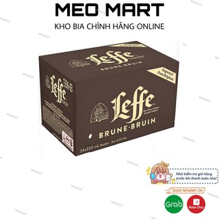 Thùng bia Leffe Brune - 330ml, 24 chai