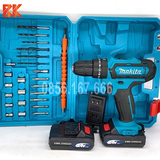 Máy khoan pin Makita 24v 3 chức năng có búa , đầy đủ phụ kiện