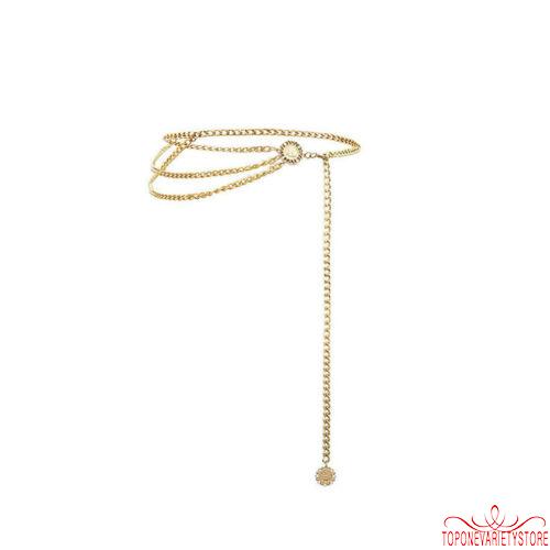 Thắt Lưng Kim Loại Nhiều Lớp Thời Trang Dành Cho Nữ