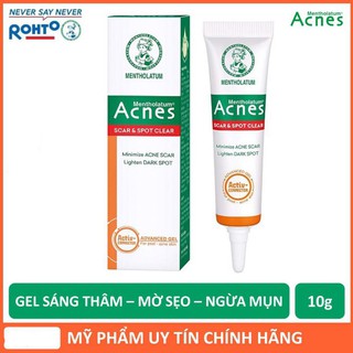 Gel Acnes sáng thâm mờ sẹo 10gr - Gel chuyên biệt sáng thâm mờ sẹo Acnes