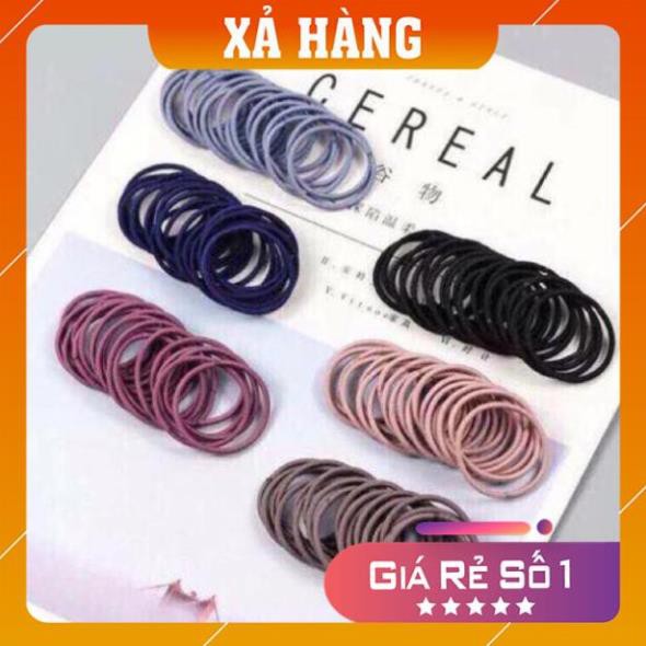 [Freeshp- xả kho 1K] Thun buộc tóc hàn quốc 1k 3 chiếc