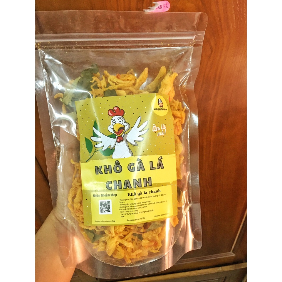 Khô GàLlá Chanh, Khô Gà Xé Cay, Túi zịp 100g, Hàng Loại 1 | BigBuy360 - bigbuy360.vn