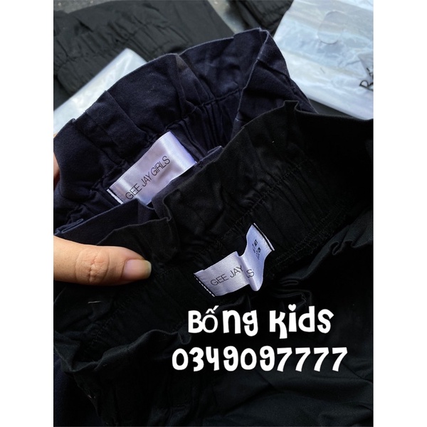 Quần Baggy Kaki Bé Gái Lật Gấu GÊ