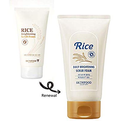 Sữa rửa mặt gạo SKINFOOD Rice Daily Brightening Scrub Foam 150ml