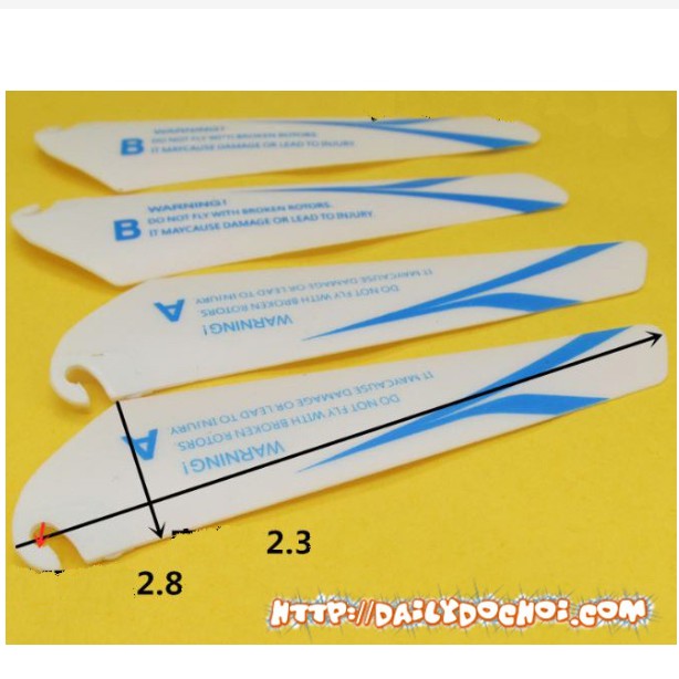 hanoitoy Bộ cánh quạt 9cm cánh móc vào nẹp cánh được làm bằng nhựa dẻo chịu va đập tốt đảm bảo chất lượng cao giá rẻ