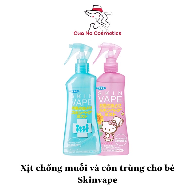 Xịt Chống Muỗi Cho Bé Skin Vape 200ml Nhật Bản