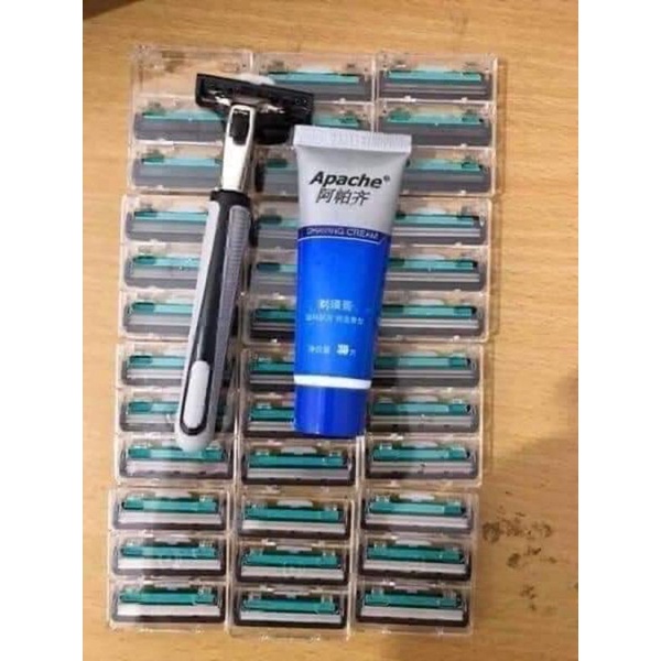 Dao cạo râu tặng kèm 36 bàn cạo