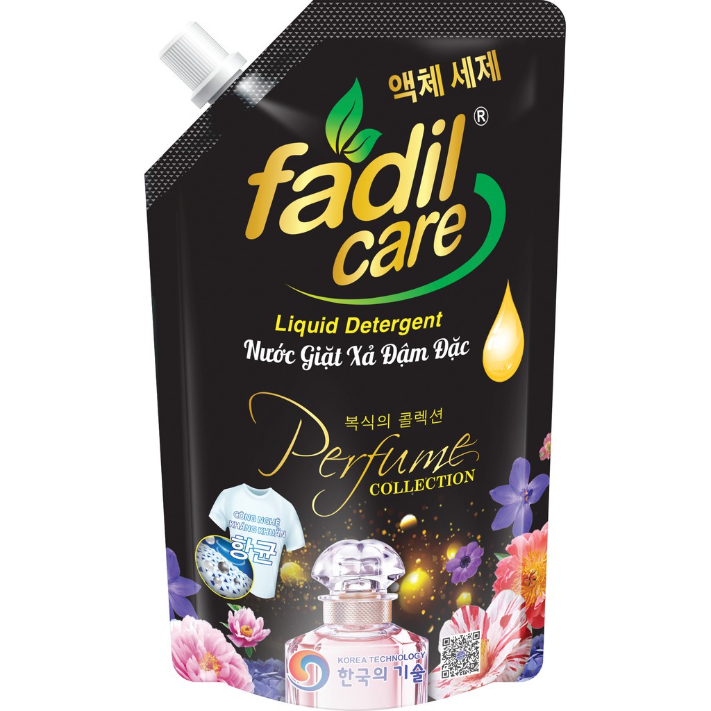 NƯỚC GIẶT - XẢ ĐẬM ĐẶC FADIL CARE -Hàn Quốc hương nước hoa 2,1 kg
