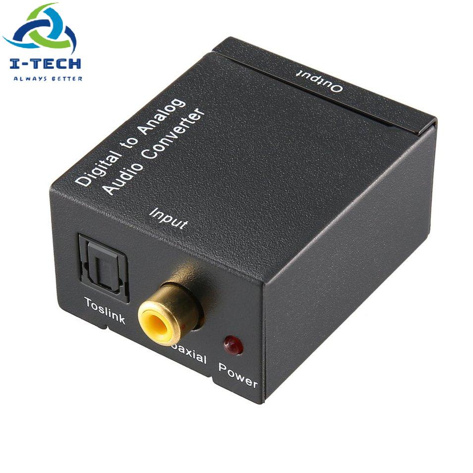 ⚡Promotion⚡High Digital To Analog Audio Converter Optical Fiber Coaxial Signal Audio Decoder Amplifier Practical