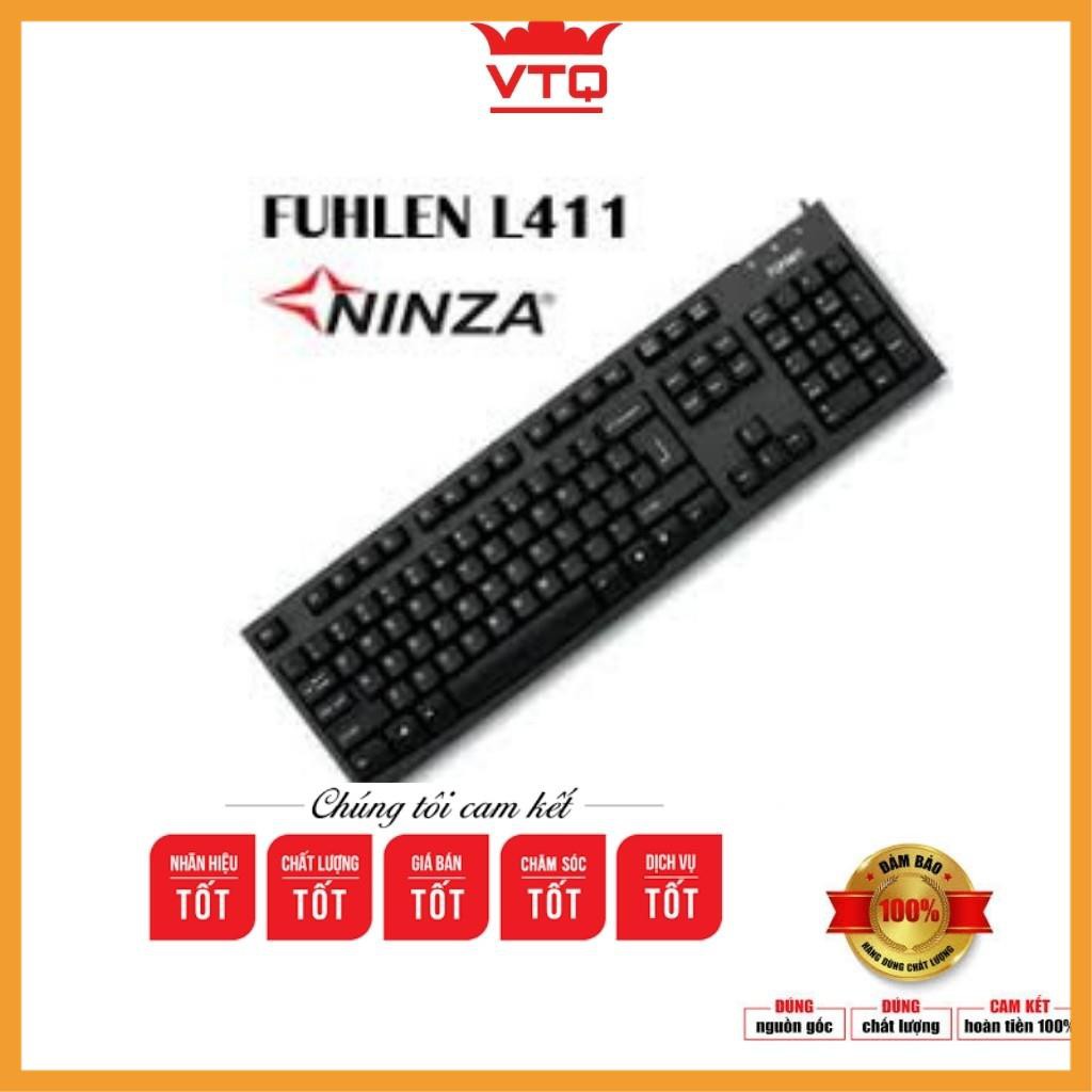 [Siêu khuyến mại] Bàn phím có dây Fulhen L411-chuột L102 hàng chính hãng. bảo hành 24 tháng