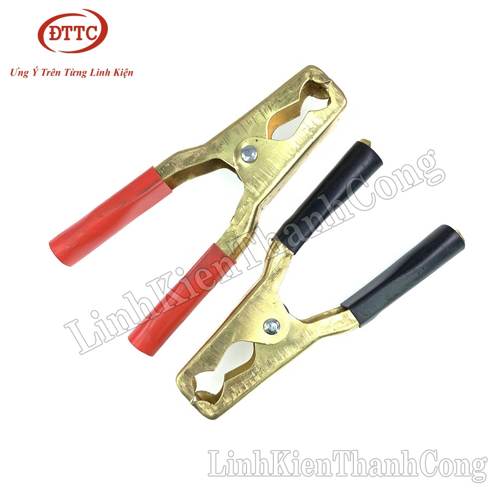Kẹp Acquy 200A Đồng Nguyên Chất 13cm