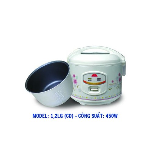 Nồi cơm chống dính KIM CƯƠNG đủ size 1.2L-1.5L-1.8L-2.2  hàng chính hãng ( Bảo Hành 12 tháng )