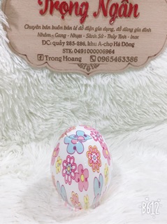 Lọ tăm trứng( giao màu ngẫu nhiên)