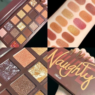Bảng phấn mắt 18 ô vỏ nâu Dikalu Naughty