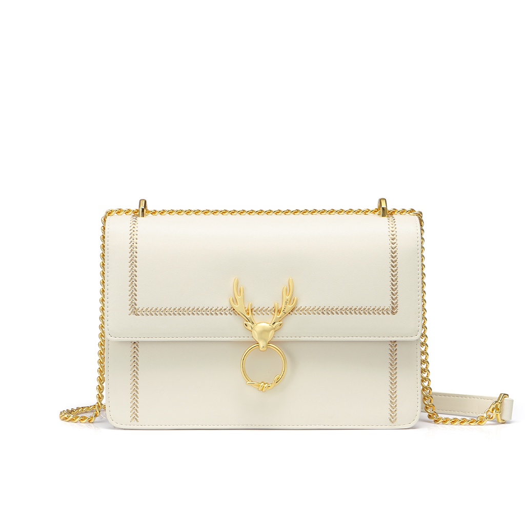 Túi đeo chéo nữ Nucelle đẹp thời trang charm hươu vòng tròn ViAnh Store 1172012