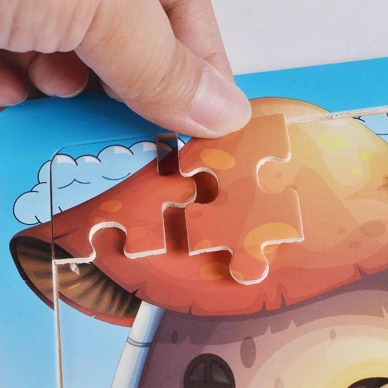 Peppa Pig Jigsaw Puzzle Câu đố trẻ em Mô hình lắp ráp tri