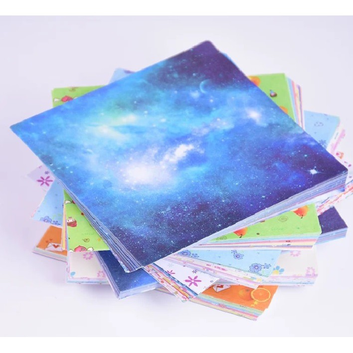 Giấy Thủ Công Nhiều Màu Sắc, Hình Đẹp 15x15cm