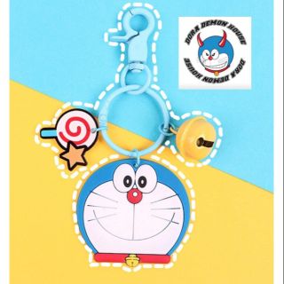 Móc khóa kèm chuông hình Doremon