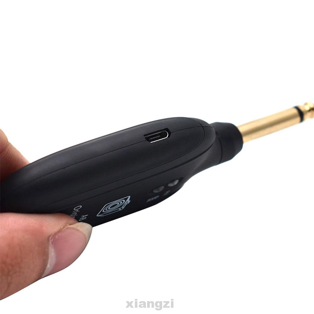 Guitar Pickup Wireless Transmitter Receiver Bass Rechargeable Instrument Violin