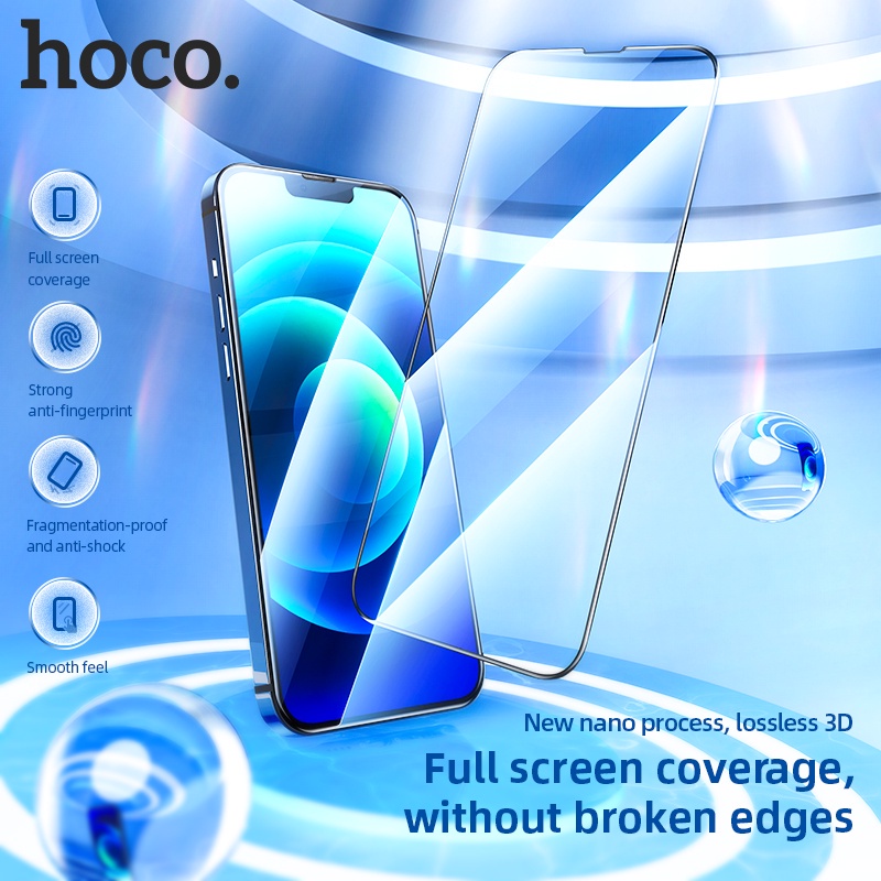 Kính cường lực HOCO A12 Plus Hd 3D bảo vệ toàn màn hình thích hợp cho Iphone 13 Mini Pro Max