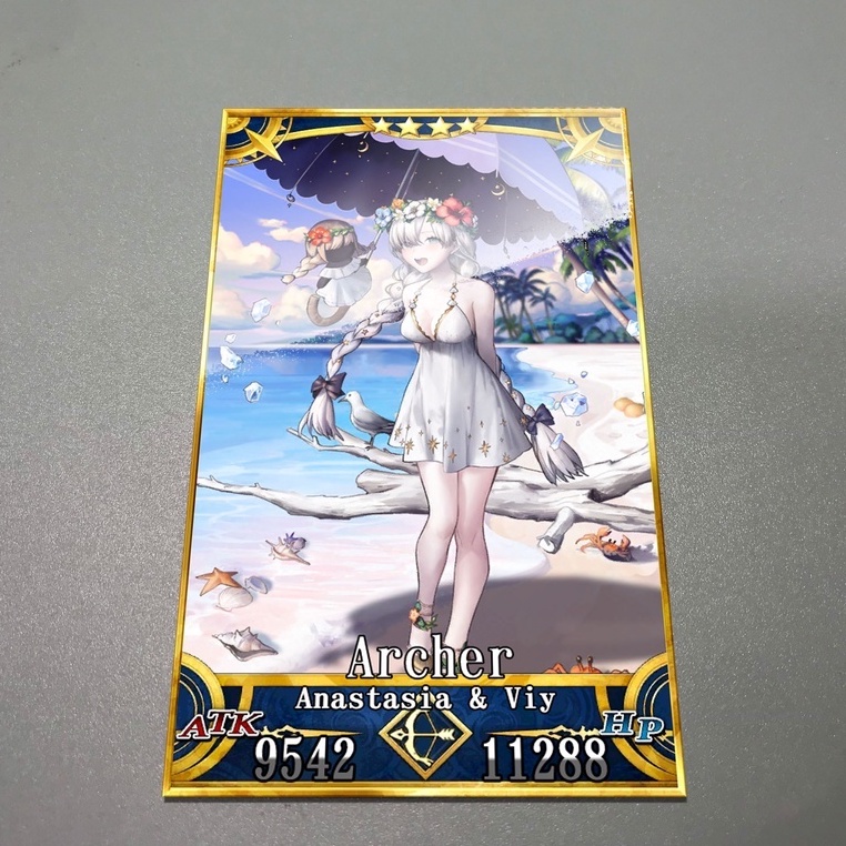 Thẻ bài custom card bánh xốp anime Fate/Grand Order FGO để sưu tầm tự chọn Anastasia Viy