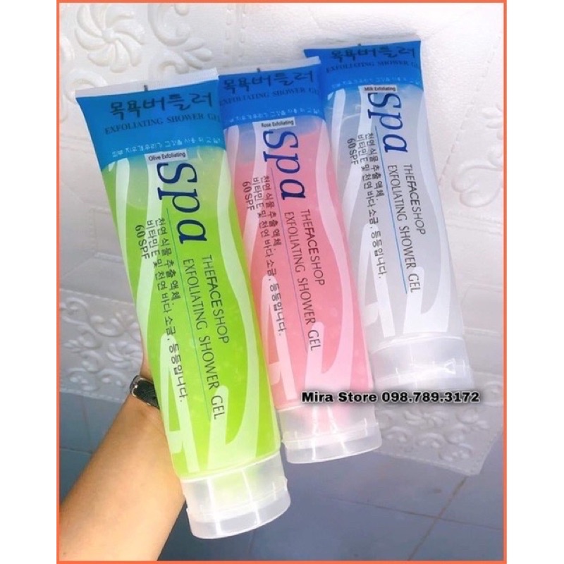 GEL Tẩy Da Chết BODY SPA