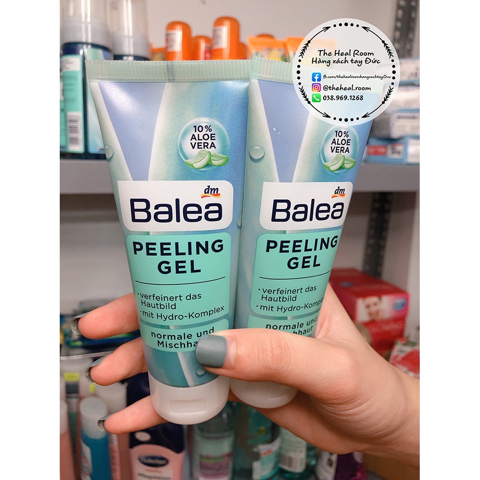 Tẩy Tế Bào Chết Balea 🍓FREESHIP🍓Balea Gel Peeling Chiết Xuất Lô Hội 75ml [Hàng nội địa Đức]