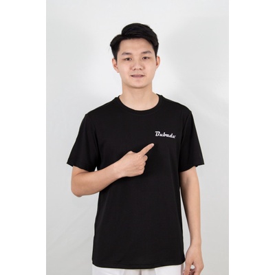 ÁO CẦU LÔNG TRAINING POLY LOGO NHỎ ĐEN BUBADU CHÍNH HÃNG