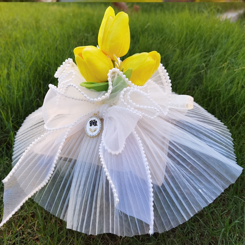 Túi Than Tre Hoạt Tính Khử Mùi Xe Hơi Hình Hoa Tulip