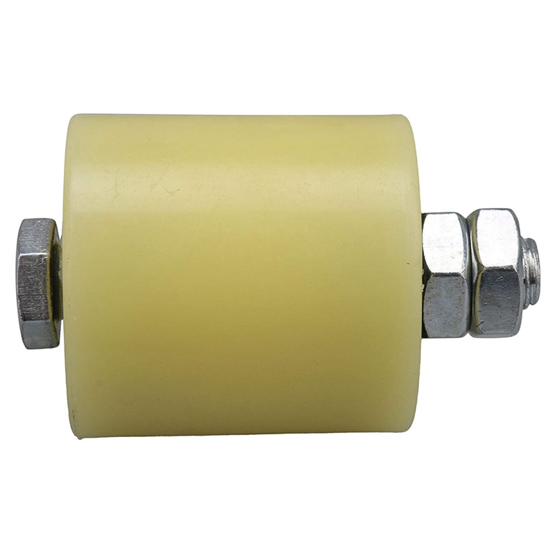 Bộ 2 Vòng Bi Lăn Bằng Thép Nylon Màu Vàng / Bạc 48X50mm 6201 M12 Chuyên Dụng Cho Cửa Trượt