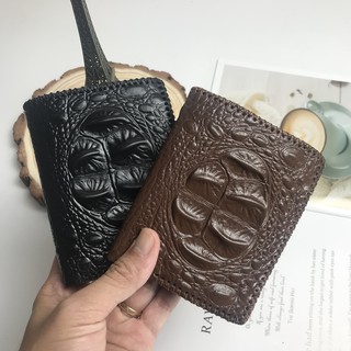 Ví Nam Da Bò Vân Cá Sấu
