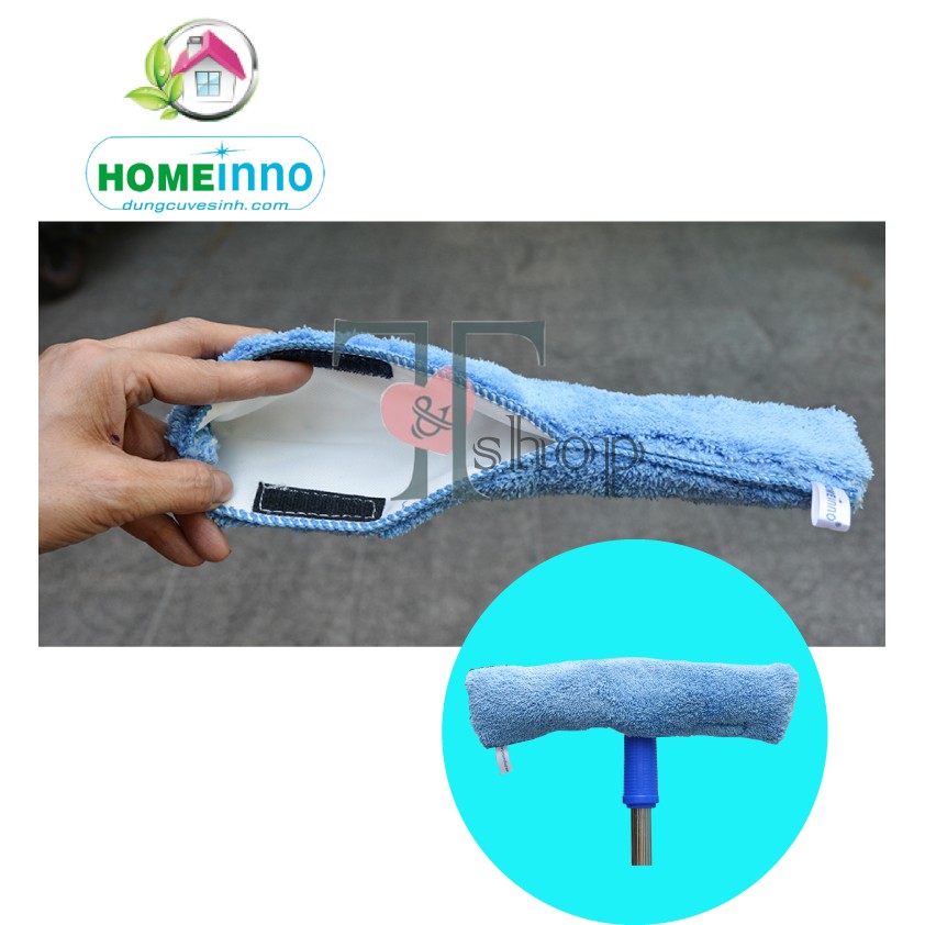 Combo 2 Tấm Vải Bọc Thay Thế Đầu Cây Lau Kính Homeinno