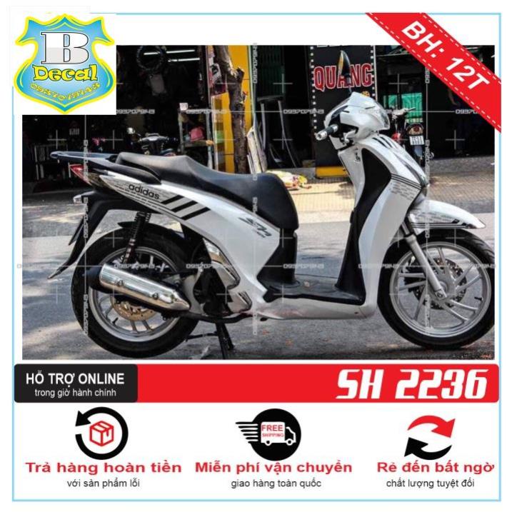 ( Quí khách vui lòng mang ra tiệm cho thợ dán ) Tem SH 2019 ADIDASS [Bi Decal]