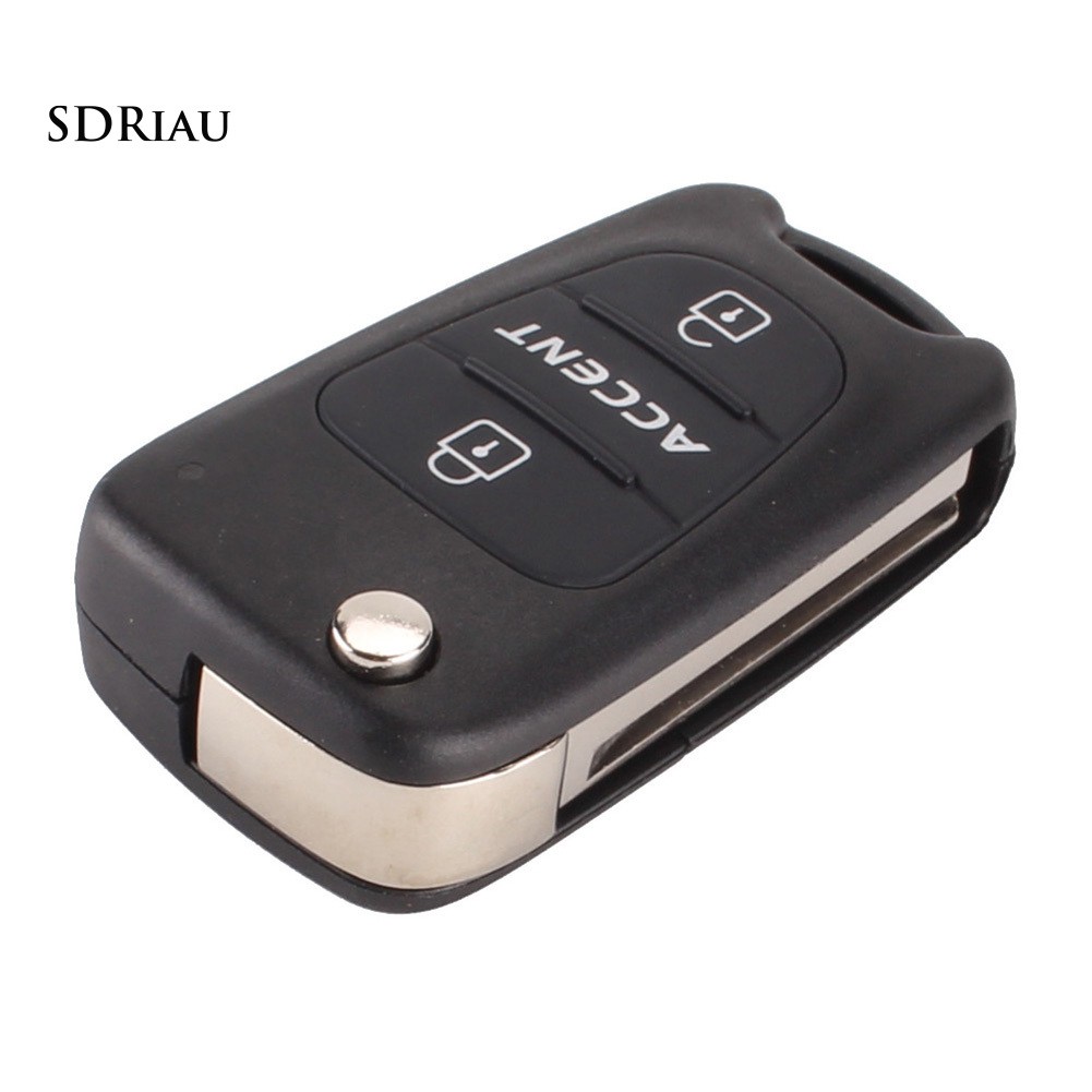 ✔Vỏ ChìA KhóA ĐiềU KhiểN Từ Xa, 3 NúT BấM Cho Hyundai Accent