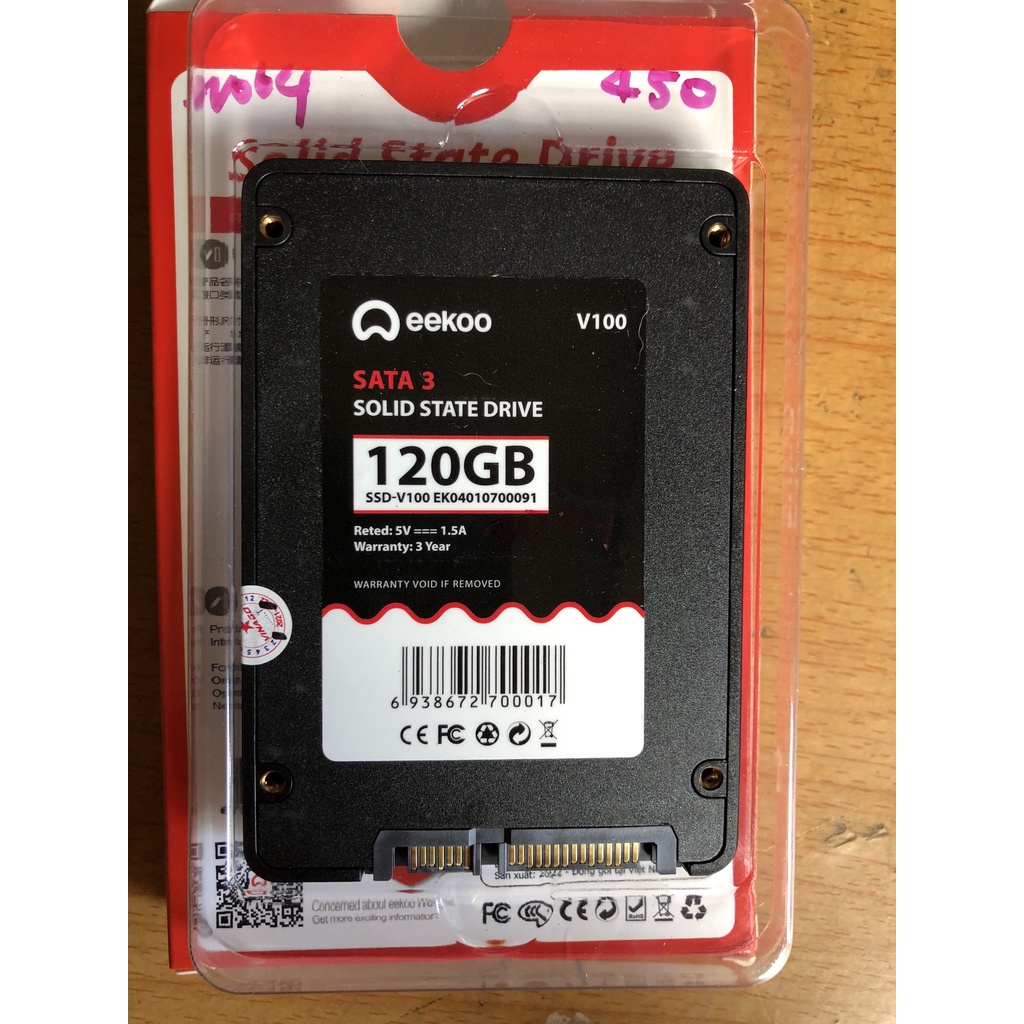 SSD Eekoo,120GB(mới)
