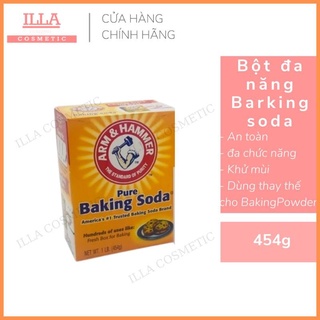 Bột đa năng 🔥FREESHIP🔥Bột Baking soda làm trắng răng, làm bánh, tẩy tế bào chết, khử mùi hôi 454 gr
