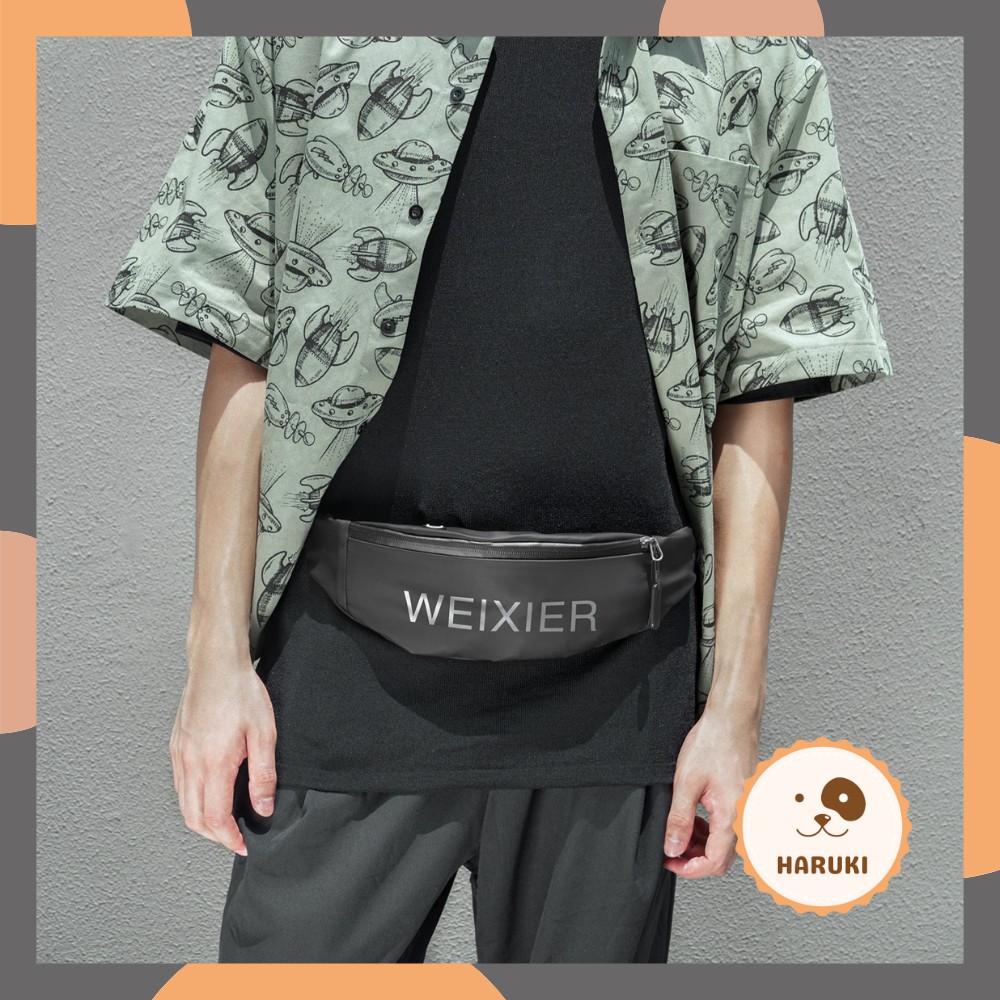 Túi đeo hông đeo thắt lưng Weixier chống nước sử dụng chạy bộ tập thể dục vừa đeo chéo thời trang - HARUKI Shop | BigBuy360 - bigbuy360.vn