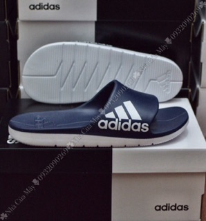 [☘️ADIDAS®☘️]- DÉP ĐÚC AQUALETTE CLOUDFOAM 2018- Navy S/Trắng