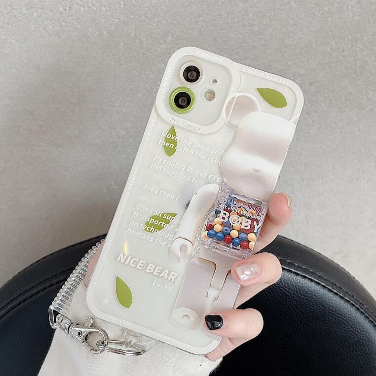 Ốp lưng iphone Ốp lưng iphone Ốp điện thoại hình gấu bearbrick cho iphone 6plus/6/6splus/7/7plus/8/8plus/x/xs/11/12/pro/max/plus/promax RK CASE