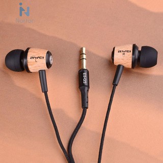 Tai nghe nhét tai có dây giác cắm 3.5mm hiệu Awei Q9
