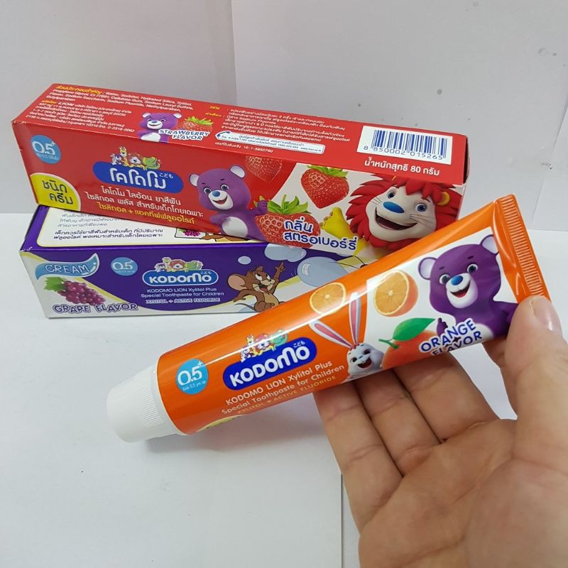 kem đánh răng trẻ em Kodomo 40g Thái Lan
