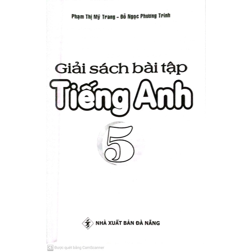 Sách-Giải Sách Bài Tập Tiếng Anh 5