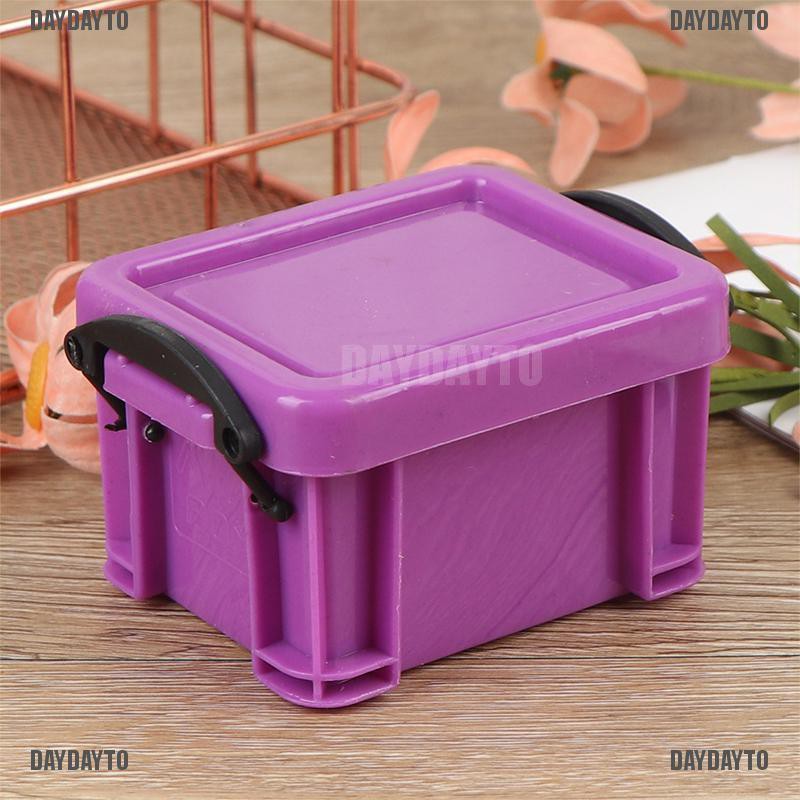 Hộp Mini Đựng Đồ Dùng Có Khóa Màu Sắc Ngọt Ngào Tiện Dụng