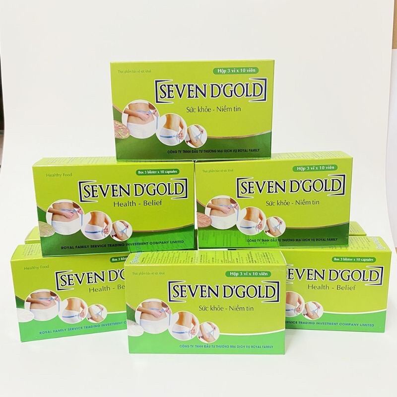 Seven D'gold là sản phẩm cải tiến của viên uống giảm cân Seved Days