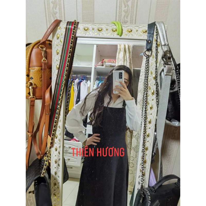 Set yếm váy sơ mi | BigBuy360 - bigbuy360.vn