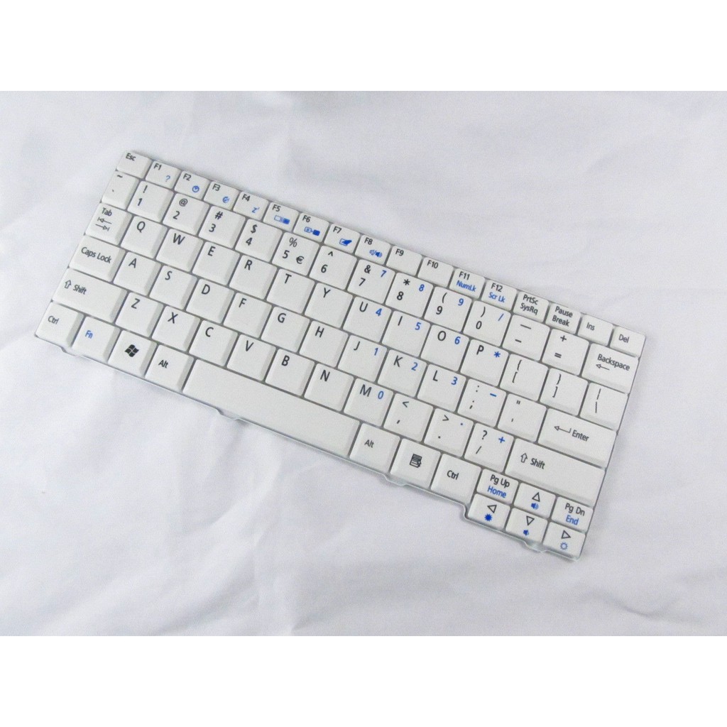 BÀN PHÍM LAPTOP ACER Aspire one 531H P531H A110 A150 ZG5 ZA8 ZG8, Gateway LT20 KAV10 KAV60 D250 MÀU TRẮNG
